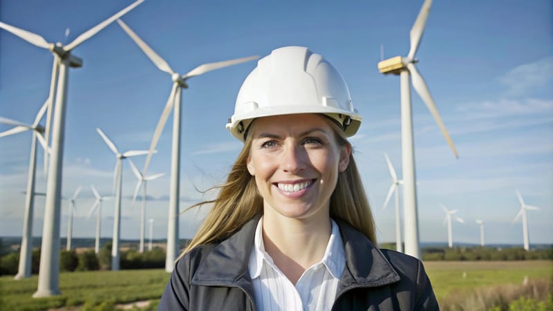 électrique, énergie, environnement, moulinets, renouvelable, sur le terrain, écologie, durabilité, hélice, générateur, industrie, ingénieur, projet, la technologie, travail