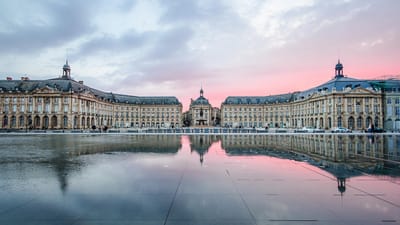 bordeaux, le coucher du soleil, nature, ciel, place de la bourse, crépuscule, voyager, tourisme, exploration, destination