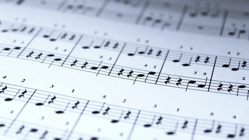 musical accompaniment, notes, music, texture, piano, section, ranges, musical composition, melody, compositeur, modèle, fond d'écran hd, shadows, black and white image, desktop wallpaper, background information