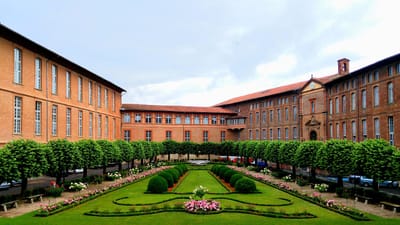 architecture, imeuble, toulouse, patio, nature, jardin, jardins