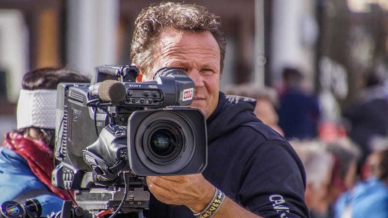 caméraman, sony, chambre, vidomaker, vidéo, fro, la télé, opérateur, récupération, télévision, l'autriche, la technologie, électronique, réflexion, caméraman, caméraman, caméraman, caméraman, caméraman