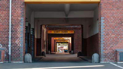entrée, imeuble, ciné-parc, l'architecture, urbain