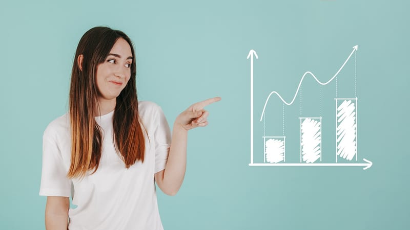 graphique, analytique, femme, jeune, commencez, résultats, les données, entreprise, une analyse, information, rapport, croissance, la finance, financier, statistiques, bar, infographie, résultats, résultats, résultats, résultats, résultats, statistiques, statistiques, statistiques
