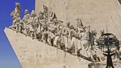 portugal, lisbonne, statue, monument aux découvreurs, henrik le marin, découvertes géographiques, expéditions outre-mer, voyage en bateau, l'histoire