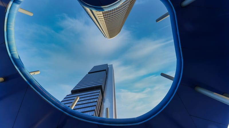 la fenêtre, gratte-ciel, immeubles, perspective, l'architecture, ville, urbain, façade, perspective, perspective, perspective, perspective, perspective, ville, ville
