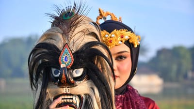 indonésie, masque traditionnel, culture, festival, danse, art, masquage, femme, vêtements traditionnels, fond, rituel, lien, tradition, culture asiatique, presque, couleur, fantastique, art traditionnel, gisang, fille, ethnique