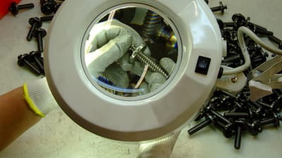 loupe, śróba, écrou, test, la qualité de la, qualité, boulons, visser