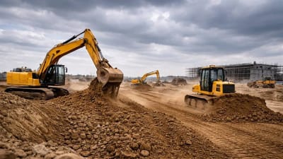 chantier, excavatrice, terrassement, constructeur, zone industrielle, technologie, bâtiment, sable, construction, industrie, site de construction, machinerie de construction, environnement de travail, grue, zone de construction, technologie de construction, main-d'œuvre, équipement, infrastructure