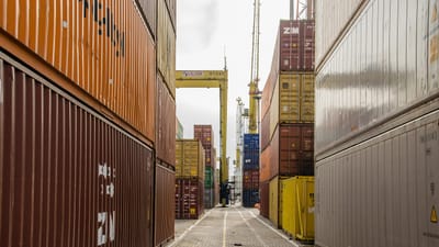 port, conteneurs, cargo, transport, industriel