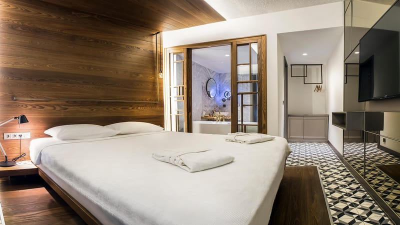 chambre d'hôtel, hôtel, lit, pièce, intérieur, à l'intérieur, voyager, touristique, design d'intérieur, hébergement