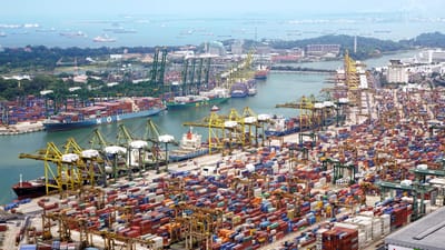 port, navires, grues, charge, conteneurs, mer, ciel, transport, cargaison, nature, expédition, importer, exportation, la logistique, l'eau, livraison, international
