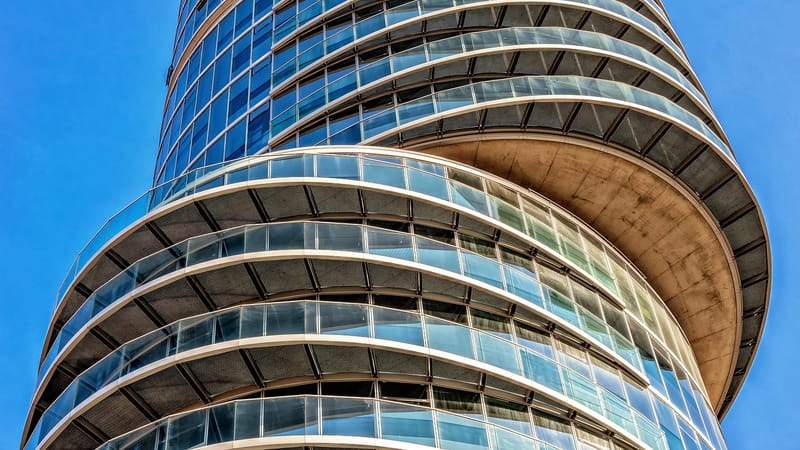 exzenterhaus, l'architecture, imeuble, bochum, gratte-ciel, allemagne, moderne, façade, immeuble de bureaux, immeuble commercial, immobilier, structure, architecture contemporaine, architecture moderne
