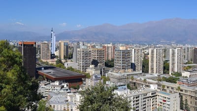 ville, immeubles, urbain, l'architecture, paysage urbain, gratte-ciel, construction, cerro santa lucia, centro cultural gam, santiago, bleu culture