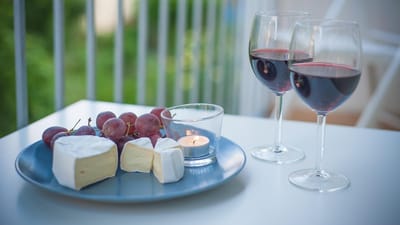 wine, cheese, nature, l'été