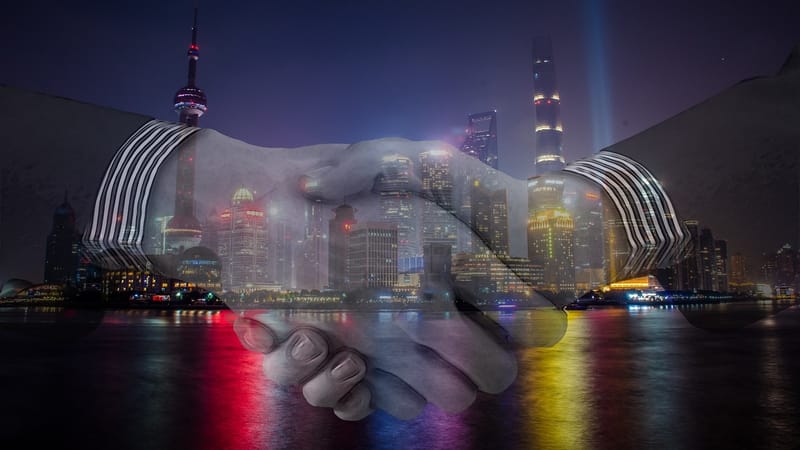 poignée de main, entreprise, main, poignée de main d'affaires, secouer, shanghai, chine, international business, commerce international, nuit, port, ville, une entente, contrat, horizon, chine, international business, international business, commerce international, commerce international, commerce international, commerce international, commerce international