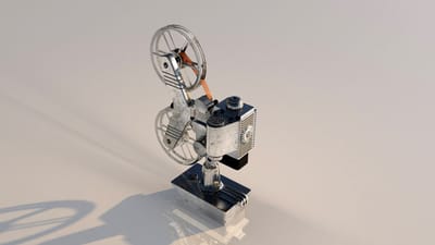 projecteur, film, bobine, pellicule, film ensemble, projecteur de film, la technologie, déshabiller, médias, film kleinbild, analog, lentille, divertissement, vieux projecteur de cinéma, 3d, le rendu