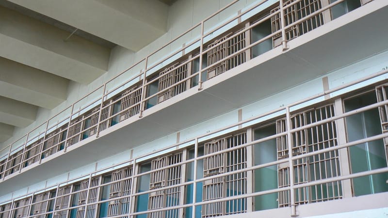 prison, alcatraz, aile de la prison, san francisco, lignes, géométrique, l'architecture, gris prison, prison, prison, prison, prison, prison
