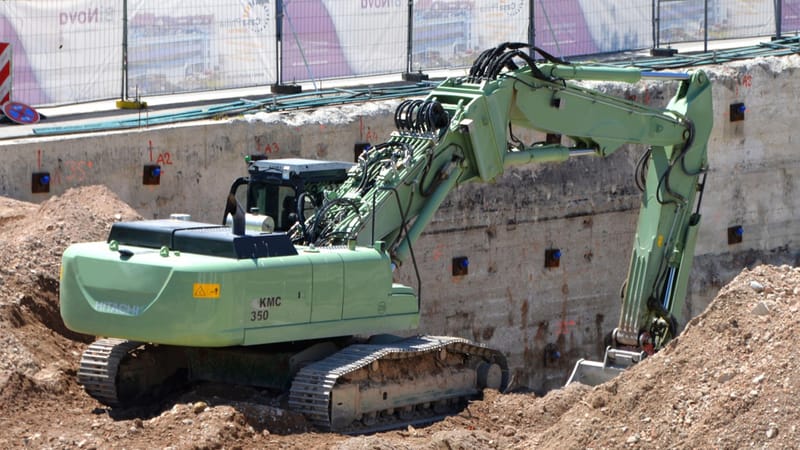 excavatrice, conducteur de pelle, matériel lourd, pneu, profil, barrière, travaux publics, bruit, travaux publics, travaux publics, travaux publics, travaux publics, travaux publics