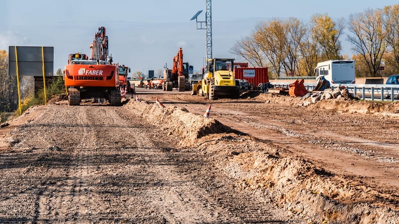 chantier de construction, autoroute, rénovation, les travaux de construction, chantier d'autoroute, embouteillage, arriéré, contrariété, pont, brückenreparatur, rheinbrücke, excavatrice, renouvellement de la route, a6, rhin, sandhofen, bade-wurtemberg, rhénanie-palatinat, chantier de longue haleine, véhicules, dauerstau, rénovation, excavatrice, excavatrice, excavatrice, excavatrice, excavatrice