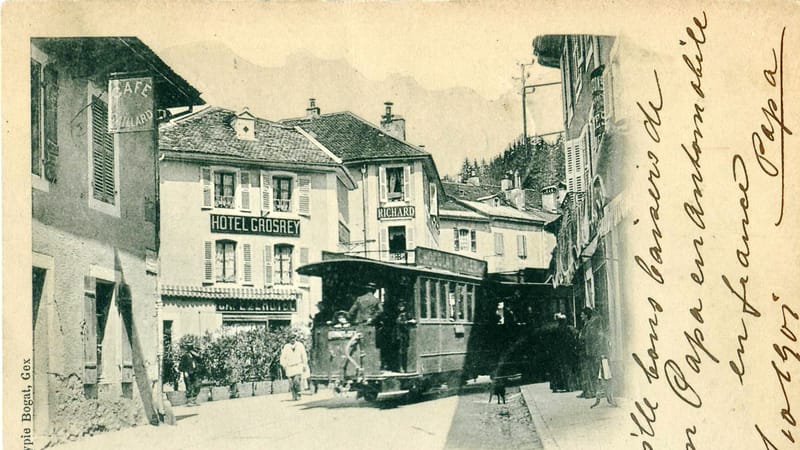 Ferney-Voltaire — Bogat 602 - GEX - Place du Pont (La Faucille) - Station du Tramway Gex, Ferney-Voltaire, Genève