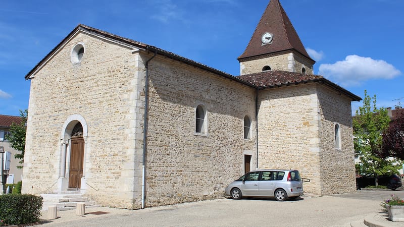 Péronnas — Église St André Vieux Jonc 16