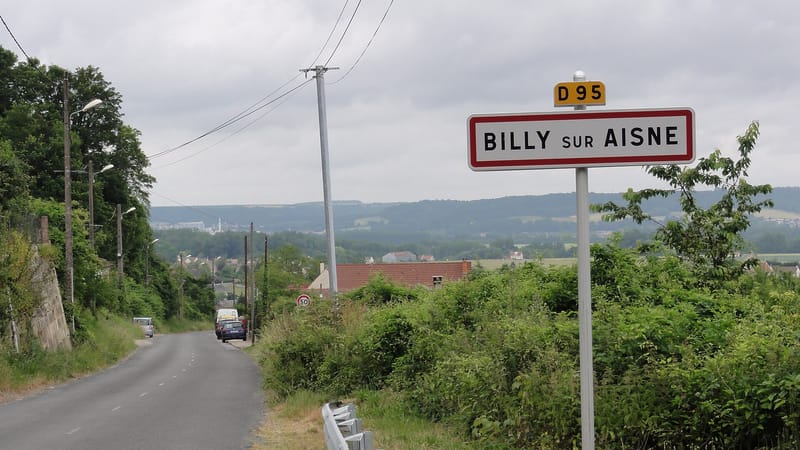 Billy-sur-Aisne — Billy-sur-Aisne (Aisne) city limit sign