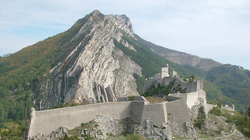 Sisteron — Citadelle de Sisteron - Vue de l'ouest