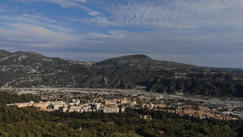 Carros — Carros seen from Gattières