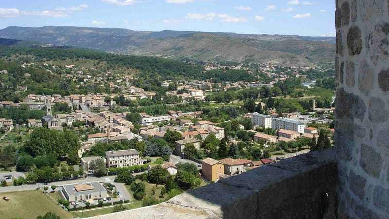 Aubenas — Aubenas - Vue depuis les remparts