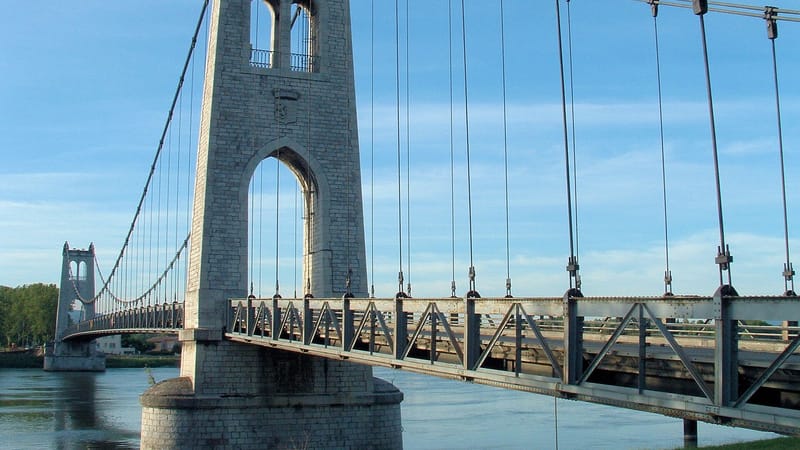 La Voulte-sur-Rhône — La Voulte-sur-Rhône - Pont suspendu