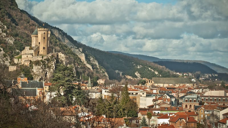 Foix — Foix - Château et ville