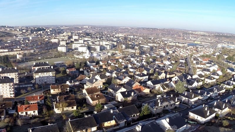 Onet-le-ChĂąteau â Vue de la ville d'Onet le ChĂąteau