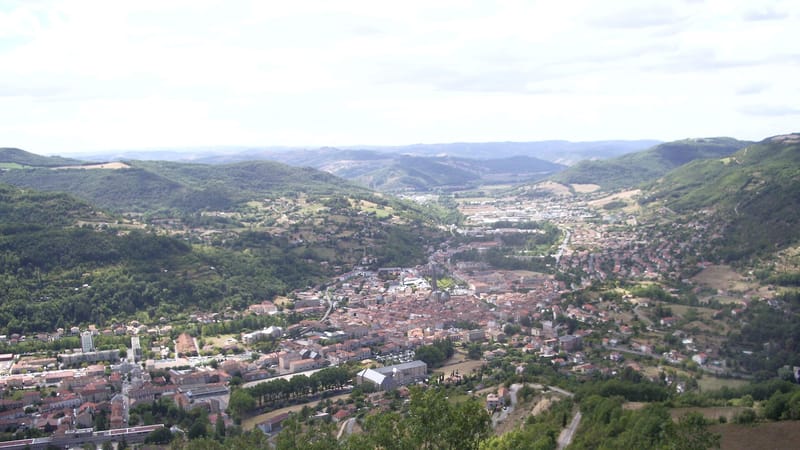 Saint-Affrique — Panorama of Saint-Affrique