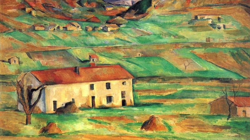 Gardanne — Environs de Gardanne, par Paul Cézanne, Yorck