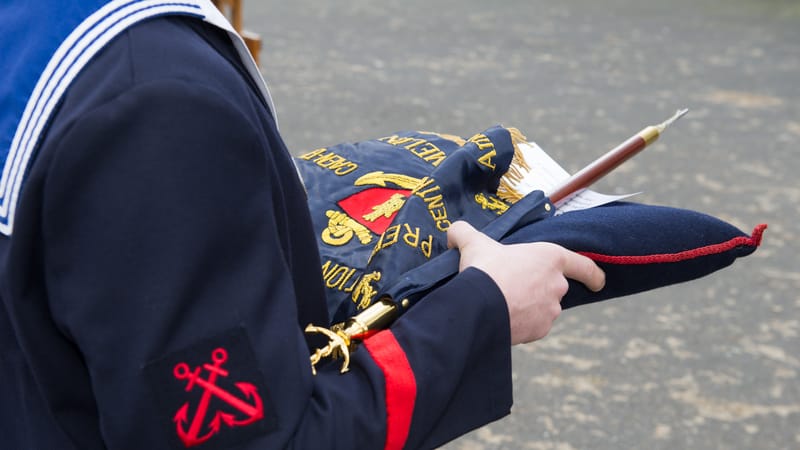 Épron — Remise du Fanion à la PMM Amiral Hamelin - EPRON