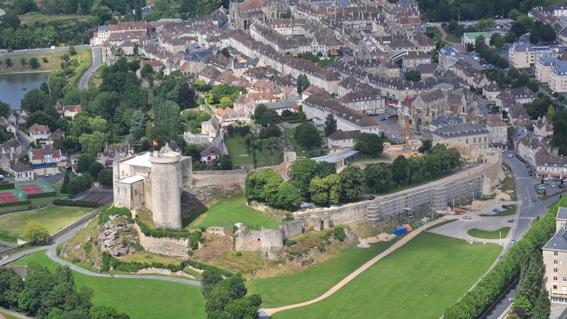 Falaise — Chateau de falaise et centre