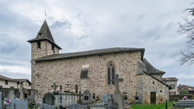 Saint-Étienne-de-Maurs — St Rita church in St-Etienne-de-Maurs (20)