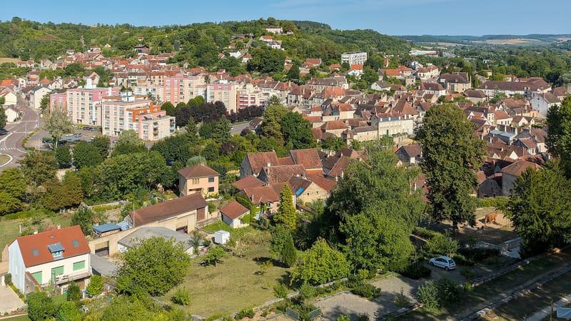 Montbard — Montbard - Vue depuis le parc Buffon