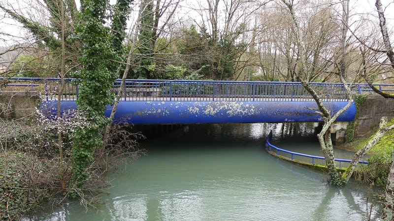 Périgueux — Ruisseau Toulon Périgueux voie des Stades crue