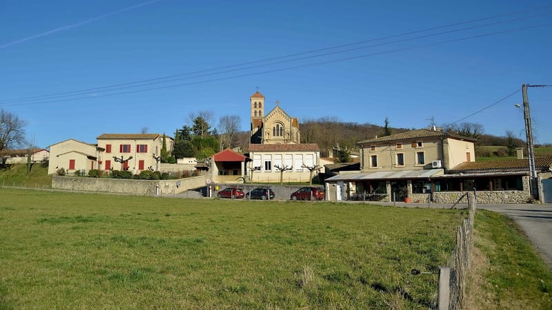 Divajeu — Le village de Divajeu(Drôme)