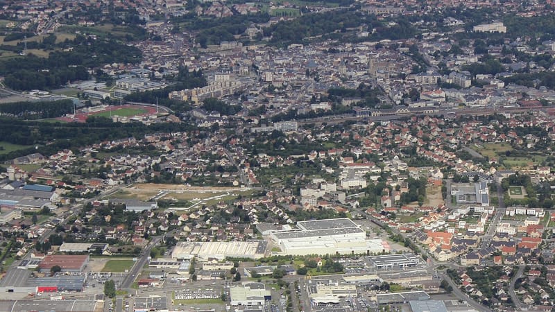 Dreux — Dreux vue aérienne - 1