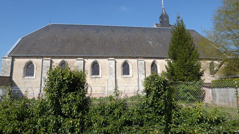 Sours — Mur sud église Saint-Germain Sours Eure-et-Loir France