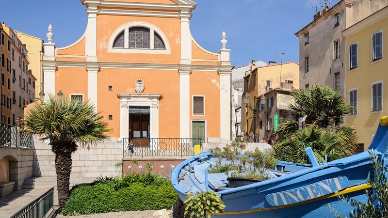 Ajaccio — Ajaccio cathedrale barque
