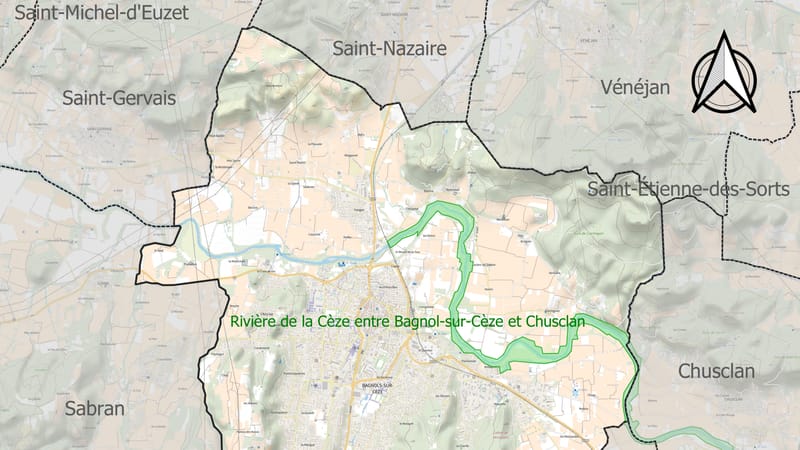 Bagnols-sur-Cèze — 30028-Bagnols-sur-Cèze-ZNIEFF1