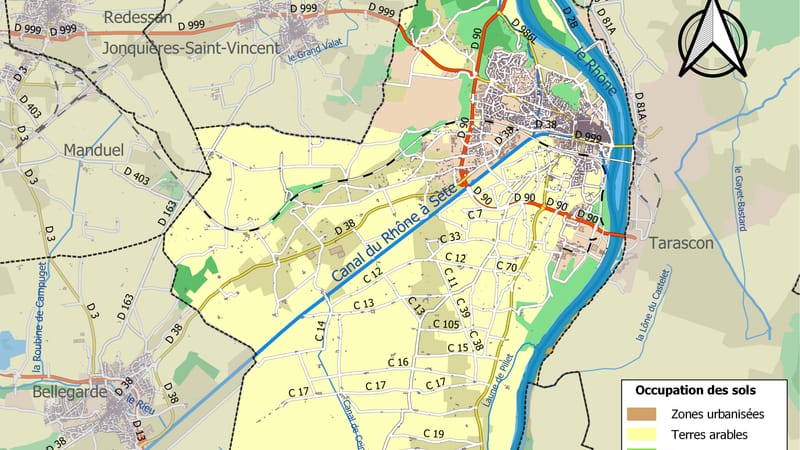 Beaucaire — 30032-Beaucaire-Sols