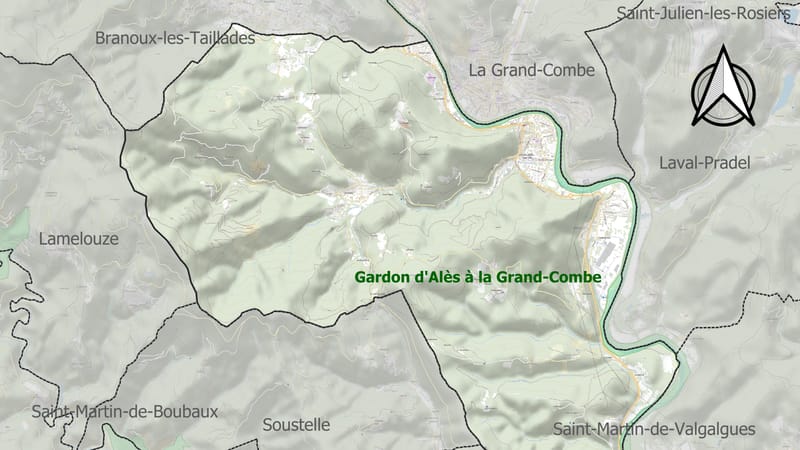 Les Salles-du-Gardon — 30307-Les Salles-du-Gardon-ZNIEFF1