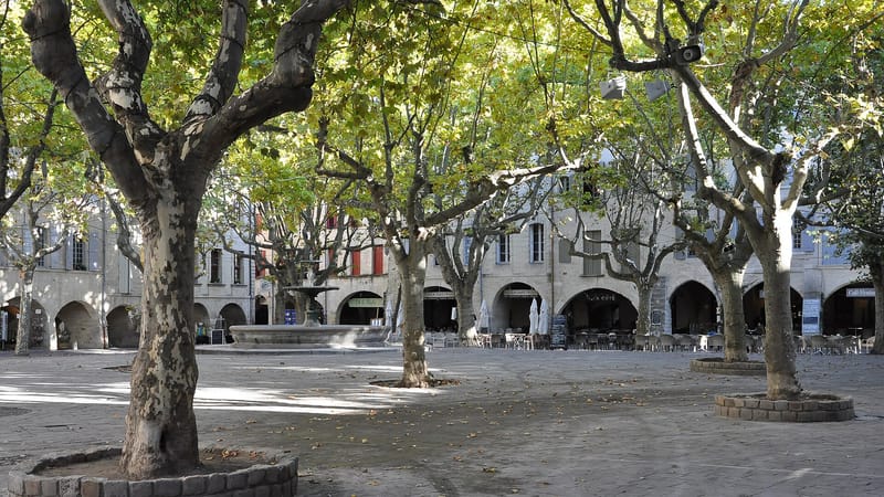 Uzès — Uzès, Place aux Herbes