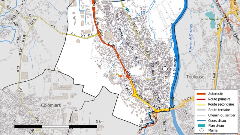 Blagnac — 31069-Blagnac-Routes-Hydro