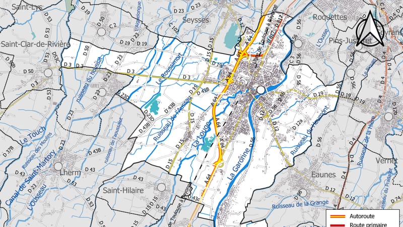 Muret — 31395-Muret-Routes-Hydro