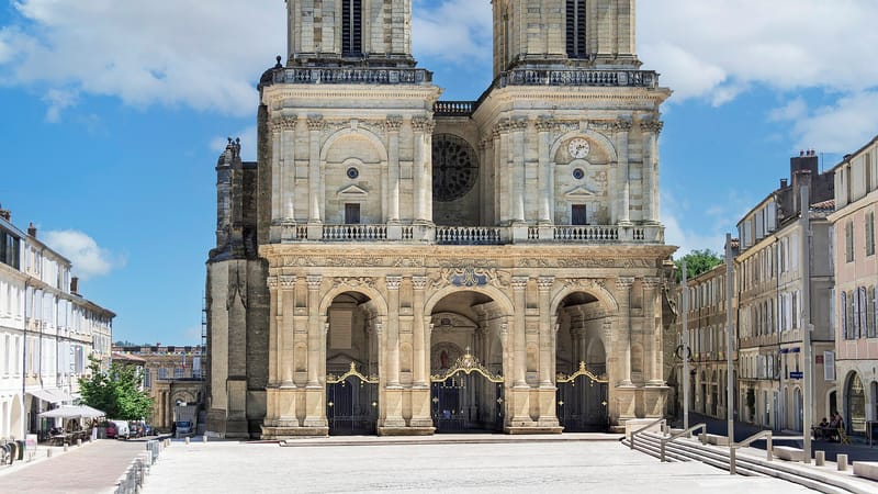 Auch — (Auch) West facade of Cathédrale Sainte-Marie d'Auch